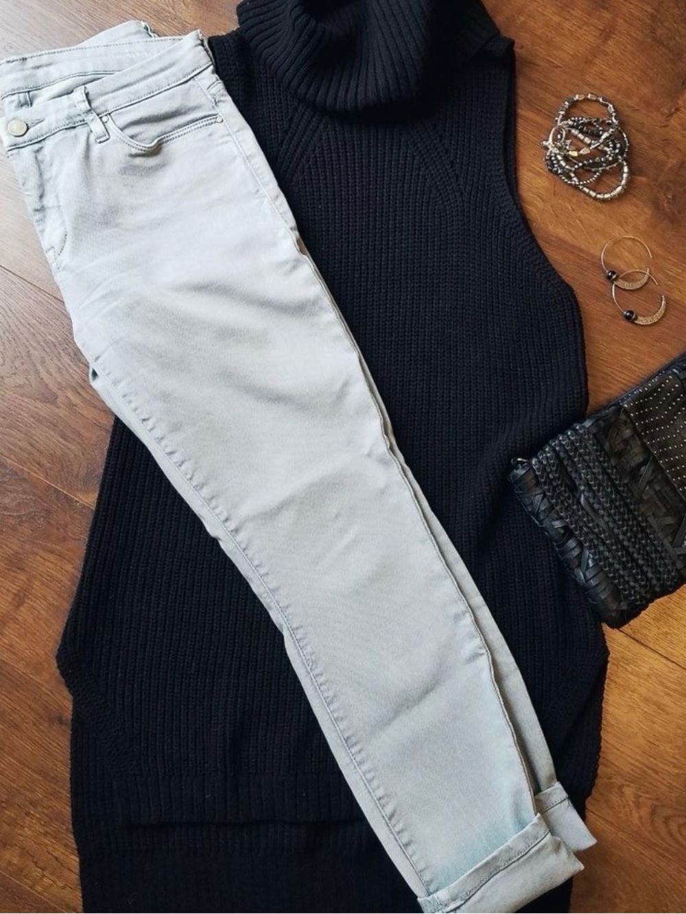Blank NYC Light Gray Jeans